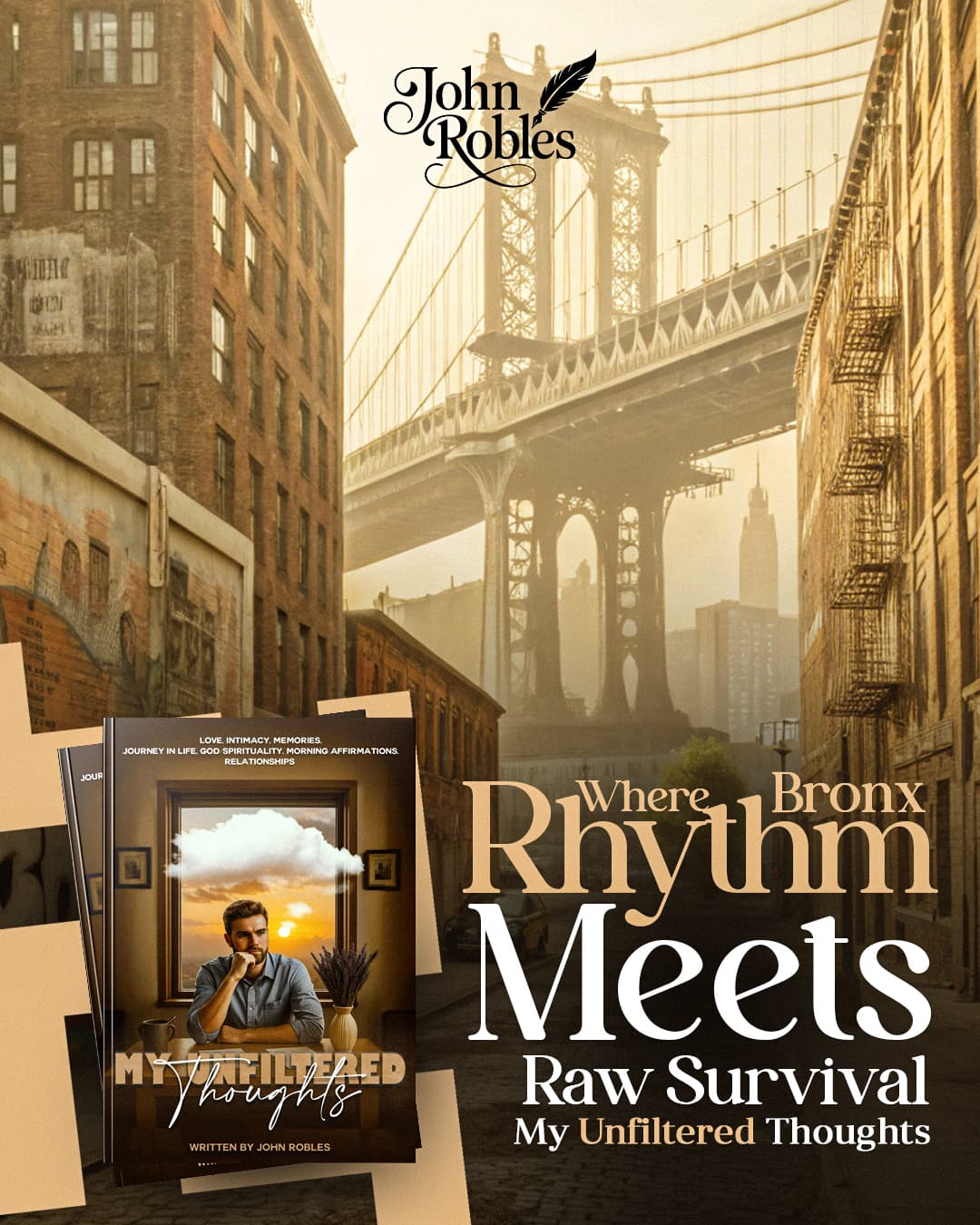 Bronx bridge visual representing where rhythm meets survival